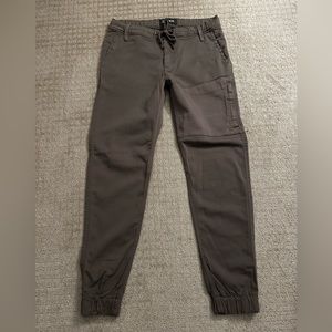 Olive Green Men's Drawstring Jogger Pants